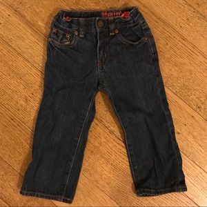 Crew Cuts Sz2T Straight Leg Dark Wash Jeans Worn 1